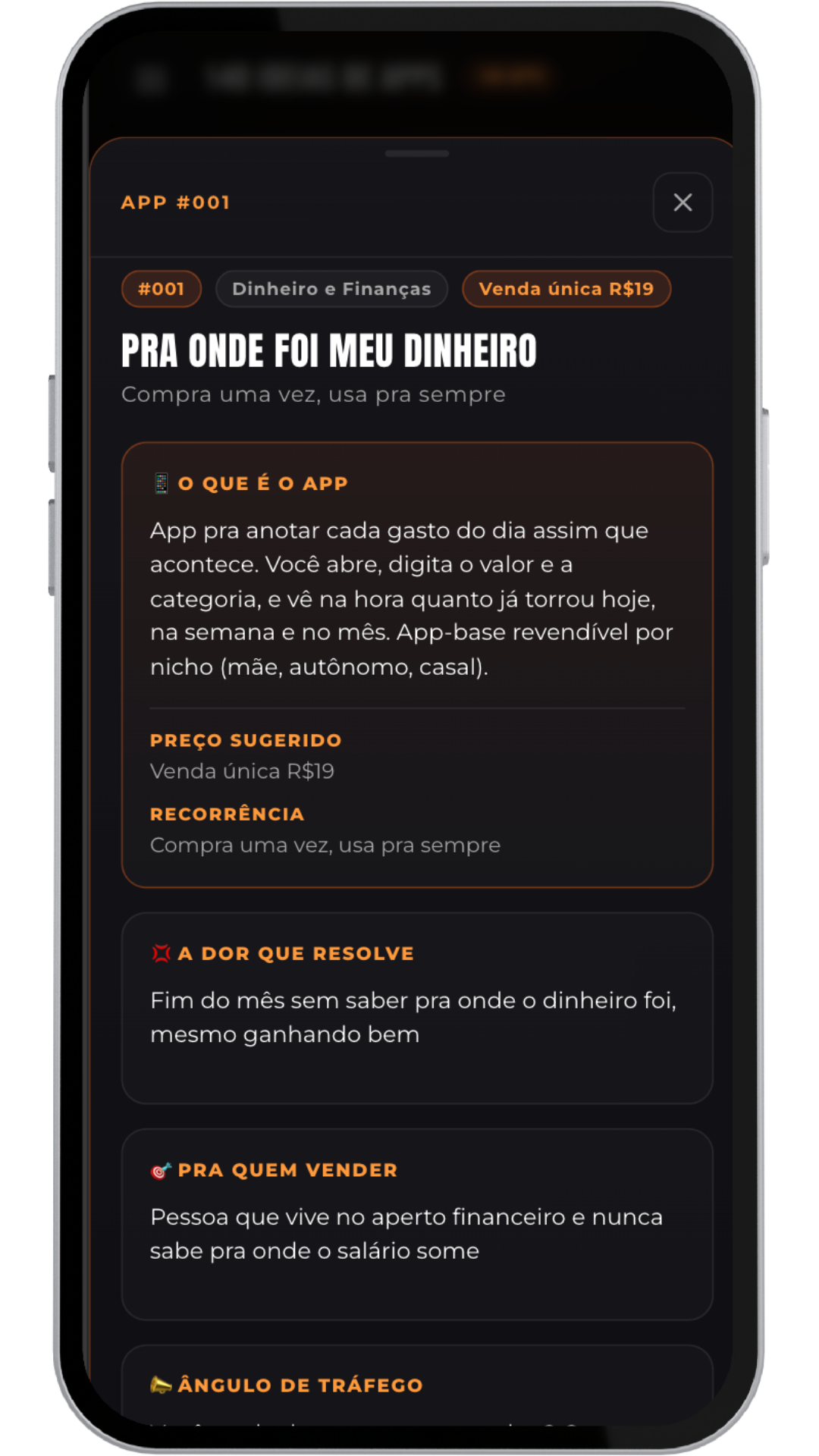 Detalhe da oferta